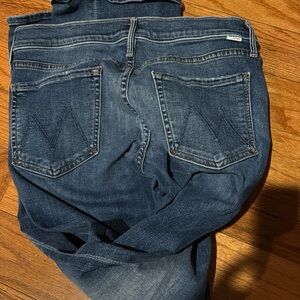 Mother Dark Stormy Night Jeans